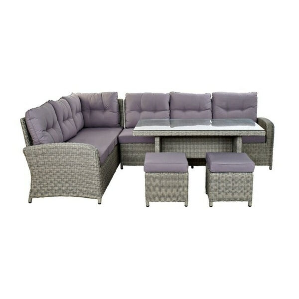 DKD Outdoor BANK EN TAFEL SET 267 X 204 X 90 CM (4 PCS)