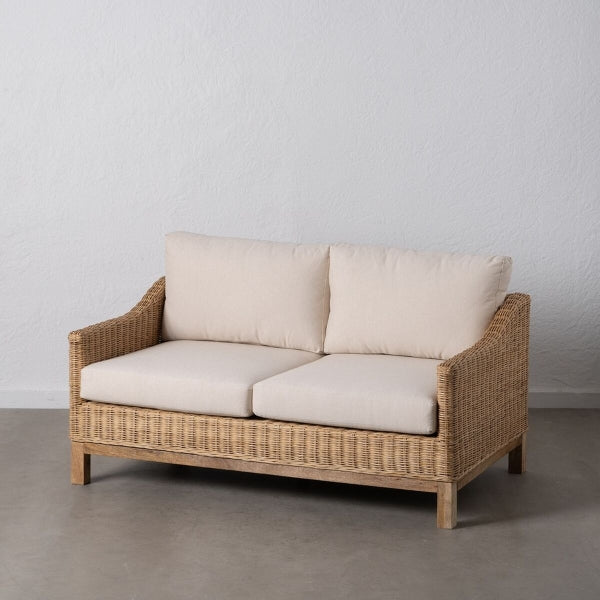 TUINBANK NATUURLIJK MANGOHOUT FOAM NATUURLIJKE VEZEL 141 X 86 X 62 CM