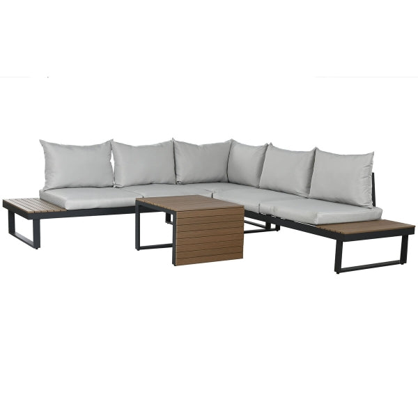 HOME ESPRIT BANK EN TAFEL  (227 X 159 X 64 CM)