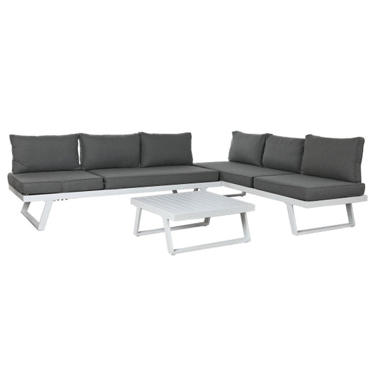 HOME ESPRIT BANK EN TAFEL SET METAAL (130 X 68 X 65 CM)