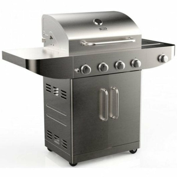 TEKA Barbecue 4100 G ZILVERKLEURIG STAAL op gas