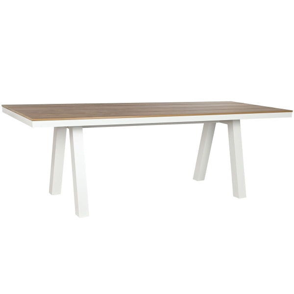 EETTAFEL HOME ESPRIT WIT 230 X 90 X 77 CM