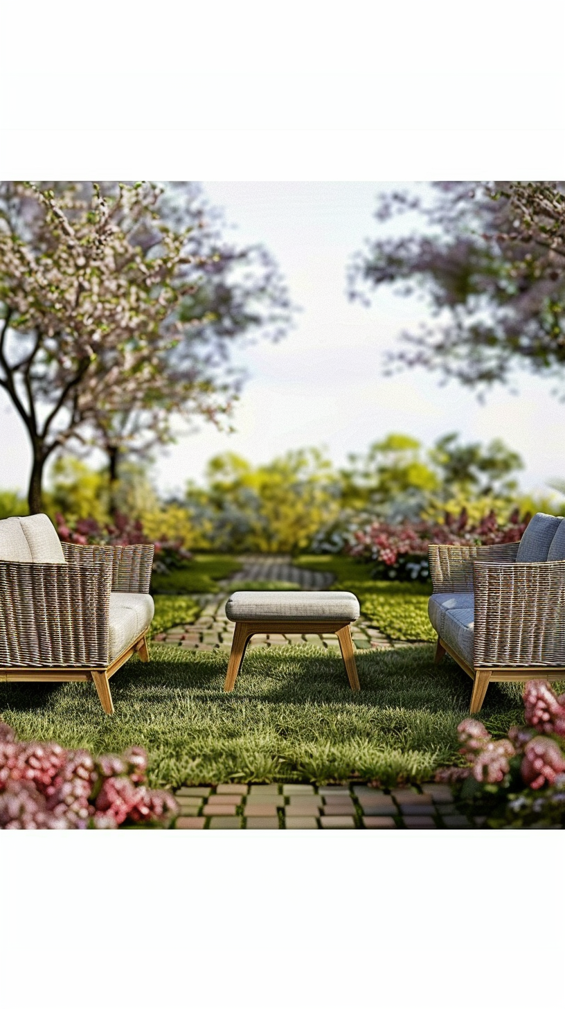 DKD HOME DECOR TAFELSET MET 3 FAUTEUILS (137 X 66 X 70,5 CM)