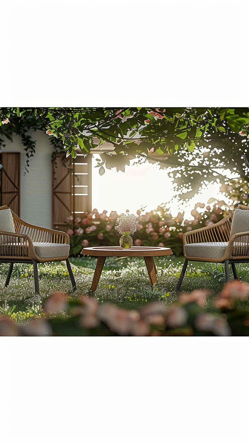 DKD HOME DECOR TAFELSET MET 3 FAUTEUILS ZWART / BEIGE / BRUIN (137 X 72 X 72 CM)