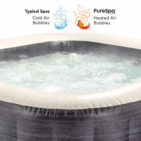 INTEX OPBLAASSPA | INTEX COLORBABY PURESPA BURBUJAS GREYSTONE DELUXE