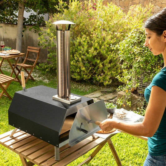 INNOVAGOODS PELLET PIZZA OVEN MET ACCESSOIRES