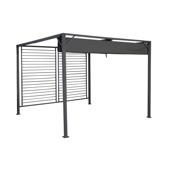 DKD HOME DECOR PERGOLA GRIJS STAAL (300 X 300 X 230 CM)