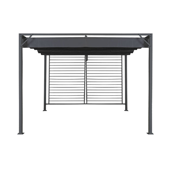 DKD HOME DECOR PERGOLA GRIJS STAAL (300 X 300 X 230 CM)