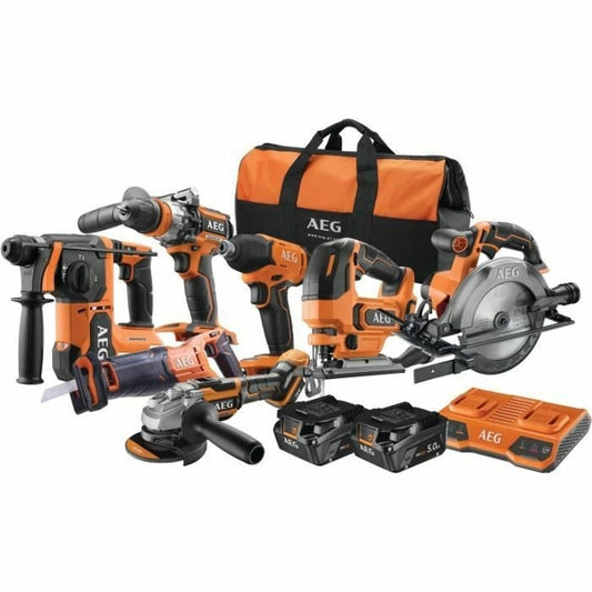 AEG POWERTOOLS SET MET BOOR EN ACCESSOIRES