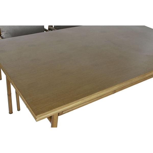 VIJDELIGE HOME ESPRIT TAFELSET MET VIER STOELEN (160 X 90 X 75 CM)