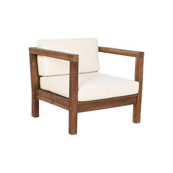 DKD HOME DECOR TAFELSET MET 3 FAUTEUILS  (130 X 69 X 65 CM)