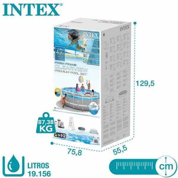 INTEX COLORBABY CLEARVIEW  ZWEMBAD (488 X 122 CM)